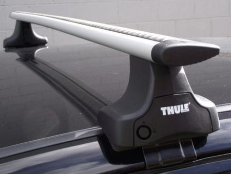 Thule WingBar Evo Bundle. Black. Skoda Fabia (MKIII) Hatch 2015-2021