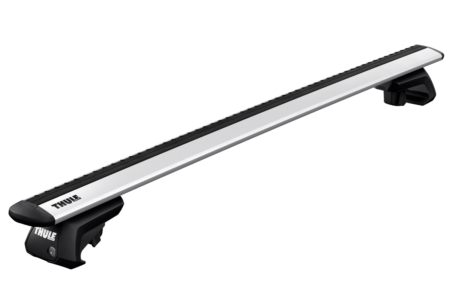 Thule Wingbar Evo Bundle. Silver. 135cm. (Raised Rail)