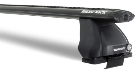 Rhino-Rack Black Vortex Bar and Fitting Fit for Mitsubishi Outlander 05-12