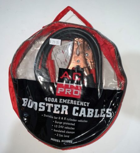 AC PRO 400amp Car Booster Cables (Jumper Leads)