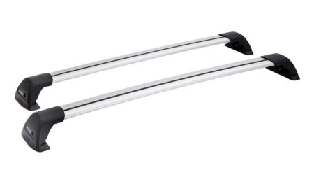 Yakima S25Y / K1134 Aero Flush End Bar Roof Rack Silver